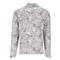 Simms Men's SolarFlex Hoodie, Back Eddy White