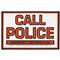 U.S. Municipal Surplus Call Police Emergency Distress Signs, 4 Pack, New