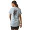 Ariat Women's Rebar CottonStrong Roughneck Graphic T-Shirt, Clear Sky