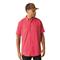 Ariat VentTEK Outbound Classic Fit Shirt, Pink Hibiscus