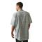 Ariat Men's VentTEK Outbound Classic Fit Short Sleeve Shirt, Fair Aqua