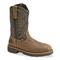 Thorogood Men's American Heritage Wellington Square Safety Toe 11" Work Boots, Waterproof, Black/crazyhorse
