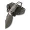 Fox Knives Monkey Thumper FX-633 Fixed Knife, G10, Black