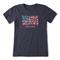 Women's Life is Good Count Your Blossoms Crusher-Lite Tee, Darkest Blue