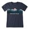 Life is Good Women's Here Comes The Sun Landscape Crusher Tee, Darkest Blue