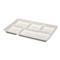 U.S. Military Surplus 5 Compartment Mess Tray, 25 Pack, New