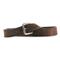 Ariat Work Triple Stitch Belt, 1.5", Brown Oiled Rowdy