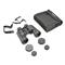Includes neck strap, lens caps and carry case