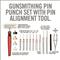 Pin punch set with pin alignment tool