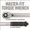 Master-Fit Torque Wrench 1/2"-drive torque wrench