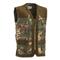 Italian Forestry Service Surplus Quilted Work Vest, New, Woodland