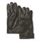 Italian Carabinieri Police Leather Gloves, New, Black