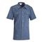 Italian Carabinieri Police Surplus Short Sleeve Dress Uniform Shirt, New, Blue