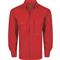 Drake Men's Three Pocket Micro-fleece Shirt, Chili Pepper Red