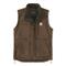 Carhartt Men's Super Dux Relaxed Fit Sherpa-Lined Vest, Coffee
