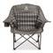 Guide Gear Oversized XL Comfort Padded Camping Chair, 400-lb. Capacity., Gray Plaid