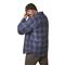 Ariat Men's Rebar Flannel Insulated Shirt Jacket, Colony Blue Plaid