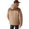 Ariat Men's Crius Insulated Hooded Jacket, Major Brown/brindle