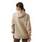 Ariat Women's REAL Ombre Shield Hoodie, Oatmeal Heather