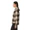 Mountain Hardwear Women's Plusher Long Sleeve Shirt, Oyster Shell Plaid Print