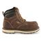 KEEN Utility Men's Cincinnati 90 Degree 6" Waterproof Carbon Fiber Safety Toe Work Boots, Tuscan Red/sandshell