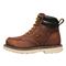 KEEN Utility Men's Cincinnati 90 Degree 6" Waterproof Work Boots, Tuscan Red/sandshell
