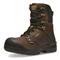 KEEN Utility Men's Independence 8" Waterproof Work Boots, USA, Dark Earth/black