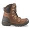 KEEN Utility Men's Independence 8" Waterproof Work Boots, USA, Dark Earth/black