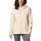 Columbia Women's Hart Mountain Quilted Hooded Full-zip Sweatshirt, Chalk