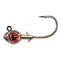 Z-Man Trout Eye Jigheads, 3 Pack, Red