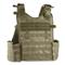 TacProGear Tactical Berst Plate Carrier Vest, Olive Drab