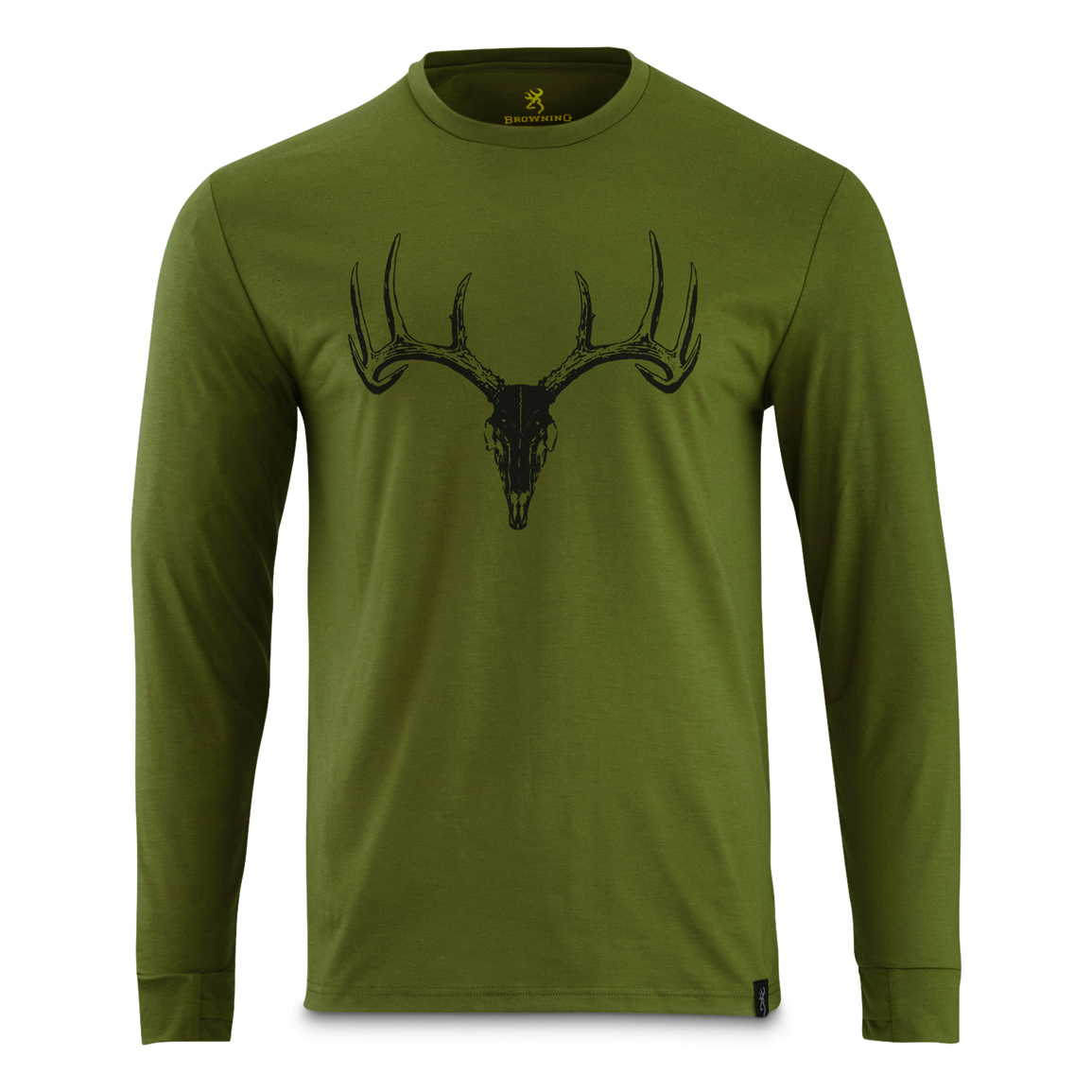 Browning Men's Camp Whitetail Long Sleeve Shirt, Green