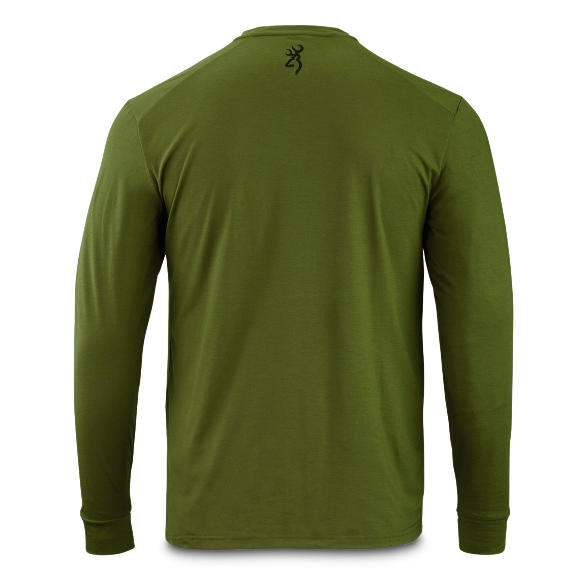 Browning Men's Camp Whitetail Long Sleeve Shirt, Green