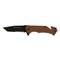 3.25" partially-serrated tanto-point blade with black oxide finish