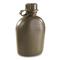 U.S. Military Surplus 1-quart Canteen and Cover, 2 Pack, New Canteen, Used Cover, Olive Drab