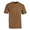 U.S. Military Surplus 100% Cotton Short Sleeve T-Shirts, 4 pack, New, Brown