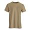 U.S. Military Surplus GI Cotton Short Sleeve T-Shirts, 4 Pack, New, Sand