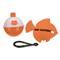 Kid Casters Orange/Black Tangle-Free Combo