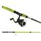 ProFISHiency Hi-Viz Green 5'6" Medium Light Micro Spinning Combo, 5.2:1 Gear Ratio