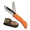 Outdoor Edge Razor Pro S Folding Knife with Bone Saw, Kryptek Nylon Sheath, Orange