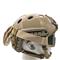 Secures goggles and other eyewear to the ACH (Advanced Combat Helmet)