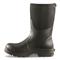 DryShod Men's Mudcat Mid Rubber Work Boots, Black