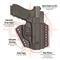 Denali Chest Mounted Kydex Holster System, Glock 20/21