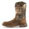 Rocky Men's Hi-Wire 11" Pull On Waterproof Work Boots, Brown/realtree Excape