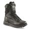 Rocky Women's Portland 8" Waterproof Side-Zip Tactical Boots, Black
