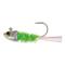 6th Sense Spangle Tinsel Jigs, 3 pack, Chartreuse Minnow