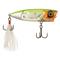Shimano World Pop FLASH BOOST Fishing Lure, 2.75", Chartreuse Silver