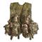 Kenyan Military Surplus Load Bearing Vest, Lizard Camo, New, Woodland