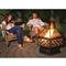 Endless Summer 28” Wood Burning Fire Pit with Oil-rubbed Bronze & Lattice Design