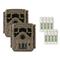 Moultrie Micro-32i Trail/Game Camera Kit, 2 Pack